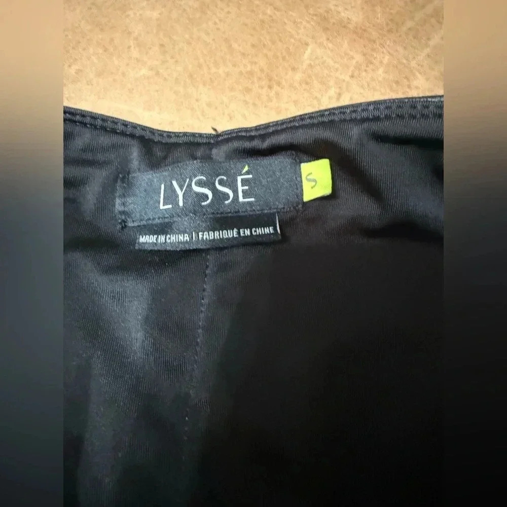 Lysse Women's Black Vegan Faux Leather Skinny Leggings Pants Size Small - Picture 6 of 8